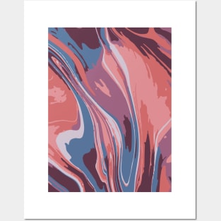 Abstract Fluid Painting Posters and Art